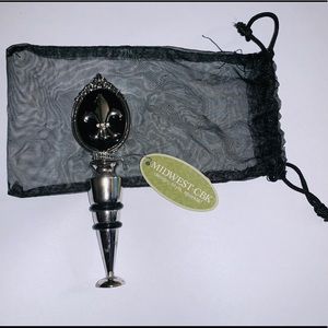 MIDWEST CBK Fleur De Lis Bottle Stoppe New.